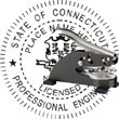 Engineer Seal - Desk Top Style - Connecticut ENGINEER_DESK_TOP_CONNECTICUT