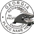 Engineer Seal - Desk Top Style - Georgia ENGINEER_DESK_TOP_GEORGIA