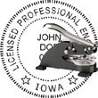 Engineer Seal - Desk Top Style - Iowa ENGINEER_DESK_TOP_IOWA