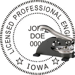 Notary Stamp - ML185 Pre-Inked Stamp - Iowa - theStampmaker.com