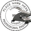 Engineer Seal - Desk Top Style - Kansas ENGINEER_DESK_TOP_KANSAS