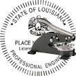 Engineer Seal - Desk Top Style - Louisiana ENGINEER_DESK_TOP_LOUISIANA