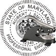 Engineer Seal - Desk Top Style - Maryland ENGINEER_DESK_TOP_MARYLAND
