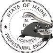Engineer Seal - Desk Top Style - Maine ENGINEER_DESK_TOP_MAINE
