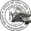 Engineer Seal - Desk Top Style - New York ENGINEER_DESK_TOP_NEW_YORK