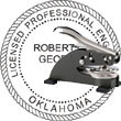 Engineer Seal - Desk Top Style - Oklahoma ENGINEER_DESK_TOP_OKLAHOMA