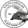 Engineer Seal - Desk Top Style - South Carolina ENGINEER_DESK_TOP_SOUTH_CAROLINA