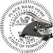 Engineer Seal - Desk Top Style - Tennessee ENGINEER_DESK_TOP_TENNESSEE
