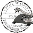 Engineer Seal - Desk Top Style - Texas ENGINEER_DESK_TOP_TEXAS