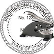 Engineer Seal - Desk Top Style - Utah ENGINEER_DESK_TOP_UTAH
