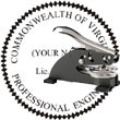Engineer Seal - Desk Top Style - Virginia ENGINEER_DESK_TOP_VIRGINIA
