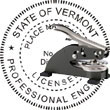 Engineer Seal - Desk Top Style - Vermont ENGINEER_DESK_TOP_VERMONT