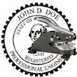 Engineer Seal - Desk Top Style - Washington ENGINEER_DESK_TOP_WASHINGTON