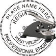 Engineer Seal - Desk Top Style - West Virginia ENGINEER_DESK_TOP_WEST_VIRGINIA
