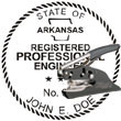 Engineer Seal - Pocket Style - Arkansas ENGINEER_POCKET_SEAL_ARKANSAS