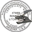 Engineer Seal - Pocket Style - Arizona ENGINEER_POCKET_SEAL_ARIZONA