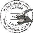 Engineer Seal - Pocket Style - Delaware ENGINEER_POCKET_SEAL_DELAWARE