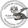 Engineer Seal - Pocket Style - Louisiana ENGINEER_POCKET_SEAL_LOUISIANA