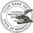 Engineer Seal - Pocket Style - Minnesota ENGINEER_POCKET_SEAL_MINNESOTA
