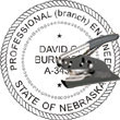 Engineer Seal - Pocket Style - Nebraska ENGINEER_POCKET_SEAL_NEBRASKA