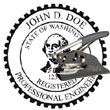 Engineer Seal - Pocket Style - Washington ENGINEER_POCKET_SEAL_WASHINGTON