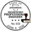 Engineer Seal - Wood Stamp - Arkansas ENGINEER_STAMP_WOOD_ARKANSAS