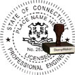 Engineer Seal - Wood Stamp - Connecticut ENGINEER_STAMP_WOOD_CONNECTICUT