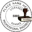 Engineer Seal - Wood Stamp - Kansas ENGINEER_STAMP_WOOD_KANSAS