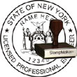 Engineer Seal - Wood Stamp - New York ENGINEER_STAMP_WOOD_NEW_YORK