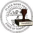 Engineer Seal - Wood Stamp - Tennessee ENGINEER_STAMP_WOOD_TENNESSEE