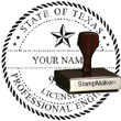 Engineer Seal - Wood Stamp - Texas ENGINEER_STAMP_WOOD_TEXAS