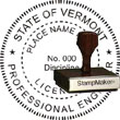 Engineer Seal - Wood Stamp - Vermont ENGINEER_STAMP_WOOD_VERMONT