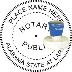 Notary Seal - Pre-Inked Stamp - Alabama NOTARY_SEAL_ALABAMA_PRE-INKED_STAMP