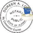Notary Seal - Pre-Inked Stamp - Alaska NOTARY_SEAL_ALASKA_PRE-INKED_STAMP