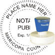 Notary Seal - Pre-Inked Stamp - Arizona NOTARY_SEAL_ARIZONA_PRE-INKED_STAMP