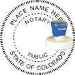 Notary Seal - Pre-Inked Stamp - Colorado NOTARY_SEAL_COLORADO_PRE-INKED_STAMP
