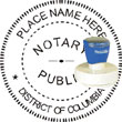 Notary Seal - Pre-Inked Stamp - Dist of Columbia NOTARY_SEAL_DISTRICT_OF_COLUMBIA_PRE-INKED_STAMP