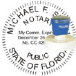 Notary Seal - Pre-Inked Stamp - Florida NOTARY_SEAL_FLORIDA_PRE-INKED_STAMP