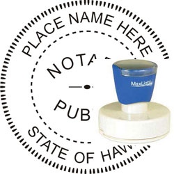 Notary Seal - Pre-Inked Stamp - Hawaii NOTARY_SEAL_HAWAII_PRE-INKED_STAMP