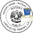 Notary Seal - Pre-Inked Stamp - Louisiana NOTARY_SEAL_LOUISIANA_PRE-INKED_STAMP