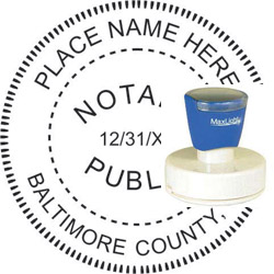Notary Seal - Pre-Inked Stamp - Maryland NOTARY_SEAL_MARYLAND_PRE-INKED_STAMP