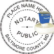 Notary Seal - Pre-Inked Stamp - Maryland NOTARY_SEAL_MARYLAND_PRE-INKED_STAMP