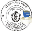 Notary Seal - Pre-Inked Stamp - Massachusetts NOTARY_SEAL_MASSACHUSETTS_PRE-INKED_STAMP