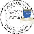 Notary Seal - Pre-Inked Stamp - Montana NOTARY_SEAL_MONTANA_PRE-INKED_STAMP