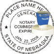 Notary Seal - Pre-Inked Stamp - Nebraska NOTARY_SEAL_NEBRASKA_PRE-INKED_STAMP