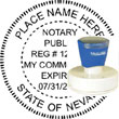 Notary Seal - Pre-Inked Stamp - Nevada NOTARY_SEAL_NEVADA_PRE-INKED_STAMP
