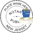 Notary Seal - Pre-Inked Stamp - New Jersey NOTARY_SEAL_NEW_JERSEY_PRE-INKED_STAMP