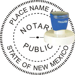 Notary Seal - Pre-Inked Stamp - New Mexico NOTARY_SEAL_NEW_MEXICO_PRE-INKED_STAMP