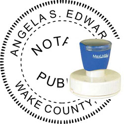 Notary Seal - Pre-Inked Stamp - North Carolina NOTARY_SEAL_NORTH_CAROLINA_PRE-INKED_STAMP