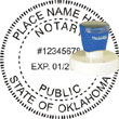 Notary Seal - Pre-Inked Stamp - Oklahoma NOTARY_SEAL_OKLAHOMA_PRE-INKED_STAMP